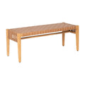 Mizuya Bench Zuo 704229 | Solid Acacia Wood, HDPE | Brown