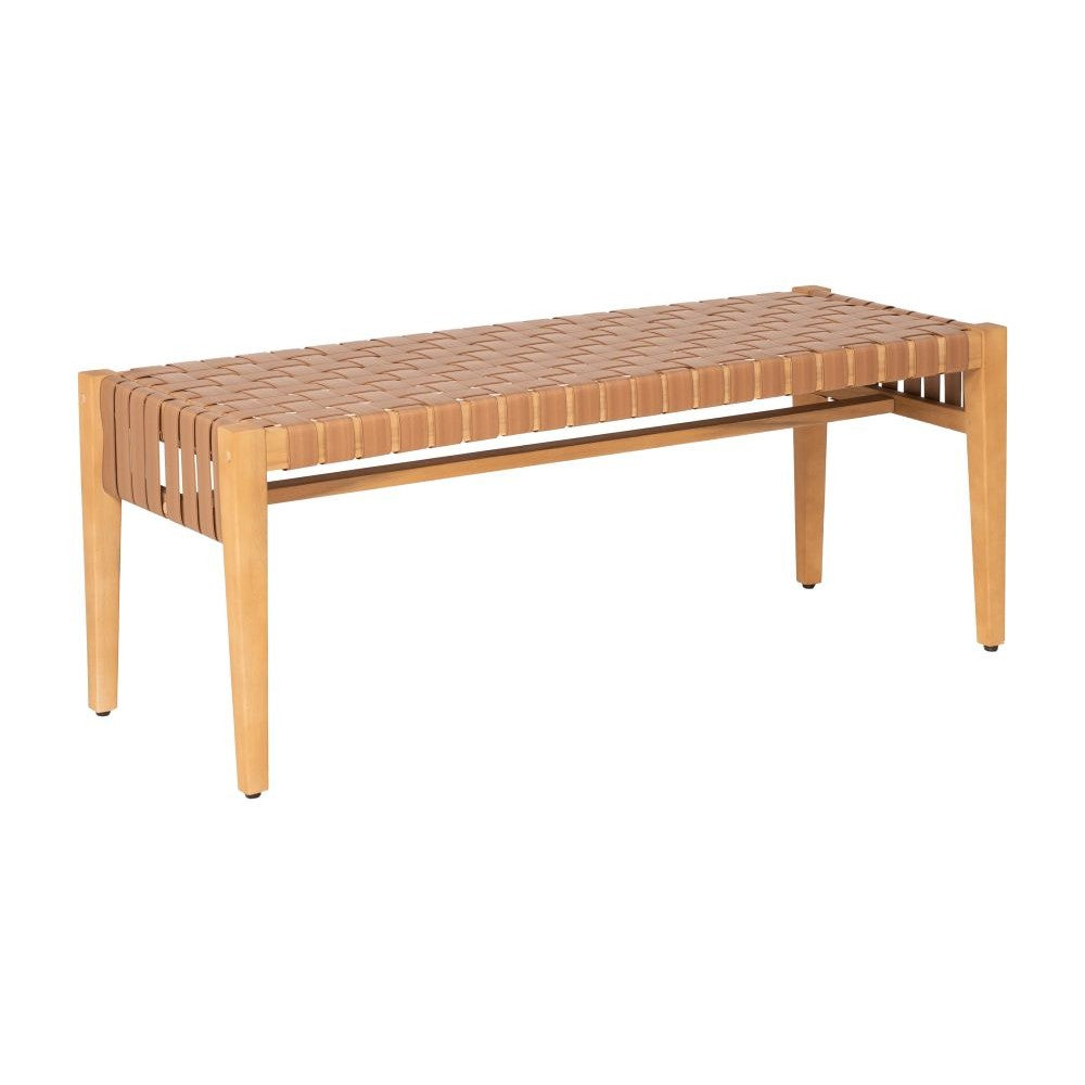 Mizuya Bench Zuo 704229 | Solid Acacia Wood, HDPE | Brown