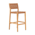 Mizuya Barstool Zuo 704232 | Solid Acacia Wood, HDPE | Brown