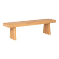Nimone Bench Zuo 704242 | Solid Acacia Wood | Natural
