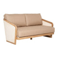 Sakina Sofa Zuo 704258 | Outdoor Olefin Fabric, Solid, Acacia Wood, Textilene | Brown