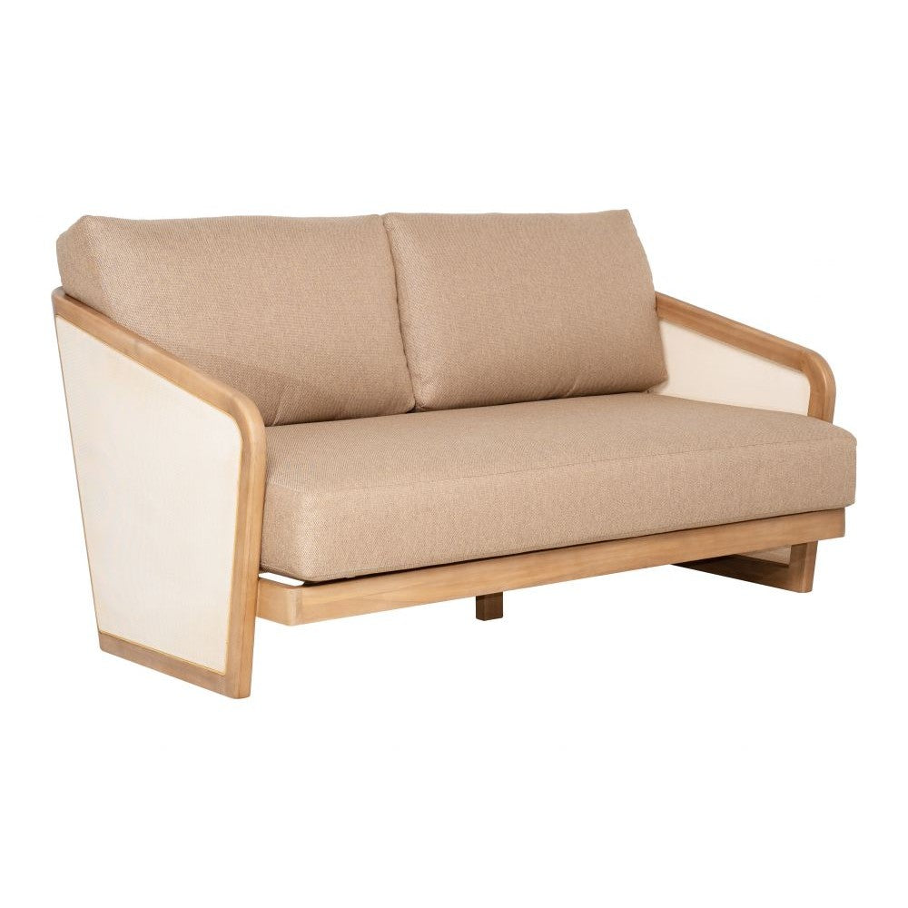 Sakina Sofa Zuo 704258 | Outdoor Olefin Fabric, Solid, Acacia Wood, Textilene | Brown
