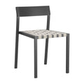 Draco Dining Chair Zuo 704261 | Powder Coated Aluminum, Outdoor Polyester Fabric | Black
