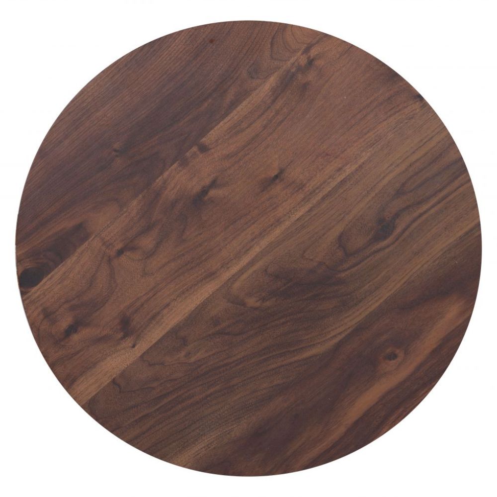 TABLE ZUO BISTRO 101740 | Alto Bistro | Black Brown | Faux Wood MDF | Powder Coated Steel | Inside | Kitchen Living Room Office Bar Area
